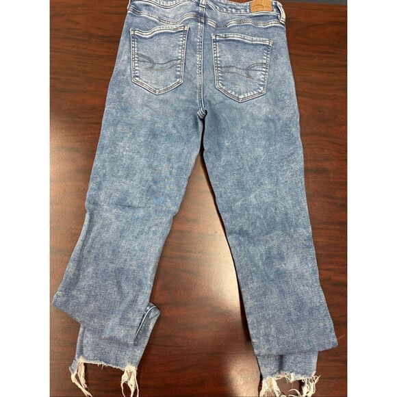 American Eagle Cozy Next Level Stretch Hi-Rise Jegging Jeans Size 8 - Picture 3 of 10